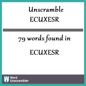 Unscrambled 79 words from letters in REOLERPX .